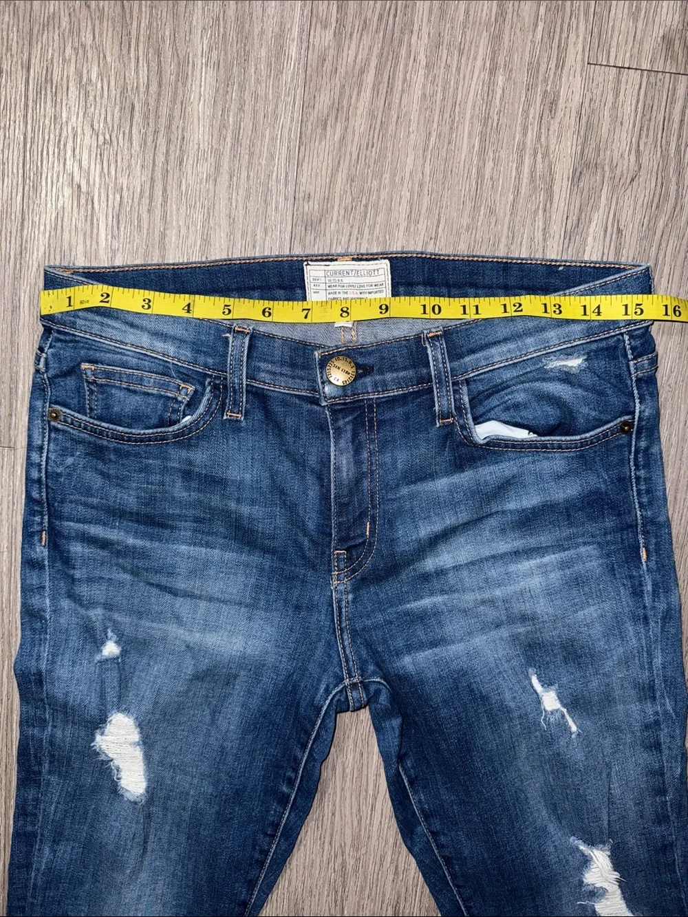Current/Elliot The High Waist Stiletto Jeans Size 30